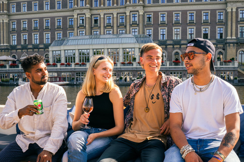 Amsterdam: Day Drinking Boat with Unlimited Drinks & Mimosas