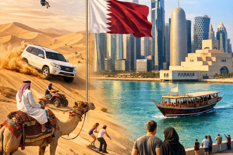 Doha Arabian Overnight : Desert Safari & Starlit Camp Stay
