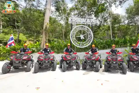 Phuket: ATV ved Erawan Patong Seaview Zipline 200 cc