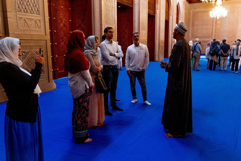 From Muscat: Wahiba Sands, Grand Mosque, and Amouage Factory (Group) Muscat: Wahiba Sands, Mosque, Amouage Factory