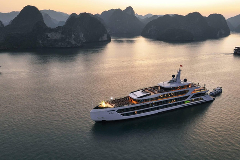 Hanoi: 2-Day Lan Ha & Halong Bay Luxurious Cruise w/Balcony Hanoi: 2-Day Lan Ha & Halong Bay Luxury Cruise with Balcony