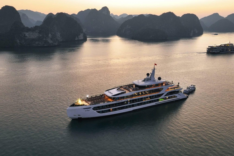 Hanoi: 2-Day Lan Ha & Halong Bay Luxurious Cruise w/Balcony Hanoi: 2-Day Lan Ha & Halong Bay Luxury Cruise with Balcony