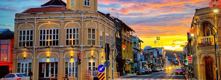 Phuket : Visite de la vieille ville en une demi-journée avec un guide de la région