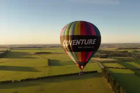 De Methven: Voo de balão de ar quente em Canterbury com vinho
