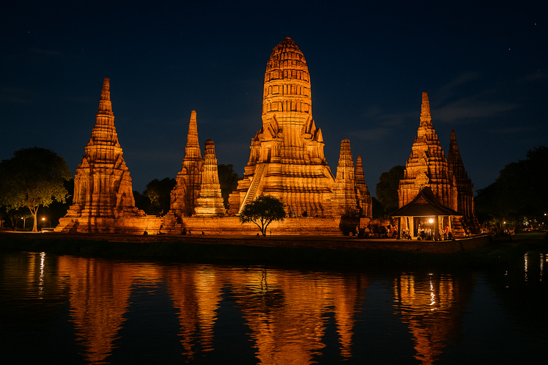 Ayutthaya: Night Heritage Festival River Cruise Incl Dinner