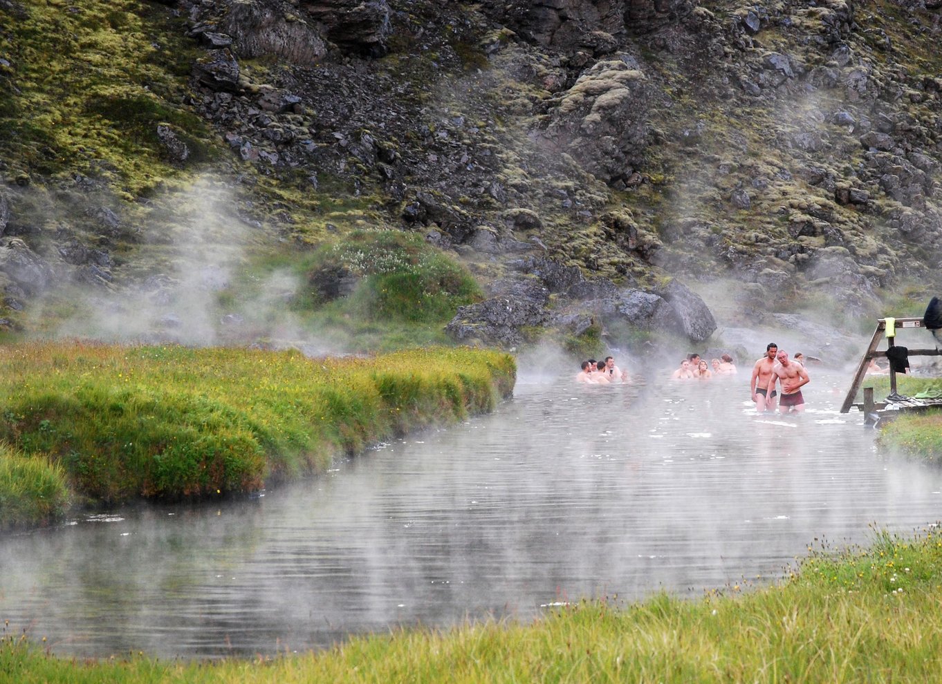 Reykjavik: Vandretur i højlandet ved Landmannalaugar og varme kilder