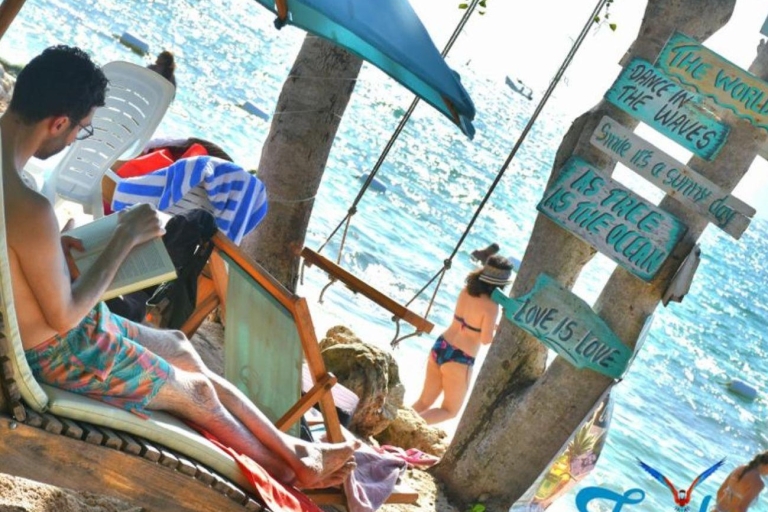 Journée entière sur l'île de Barú en bateau : Plongée en apnée + Coucher de soleil + PlanctonJournée complète en bateau : Mangrove + plongée en apnée + coucher de soleil + plancton