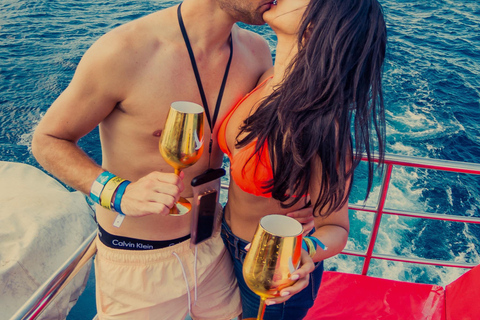 Ibiza-Formentera: Sunset Boat Party with Drinks & Food