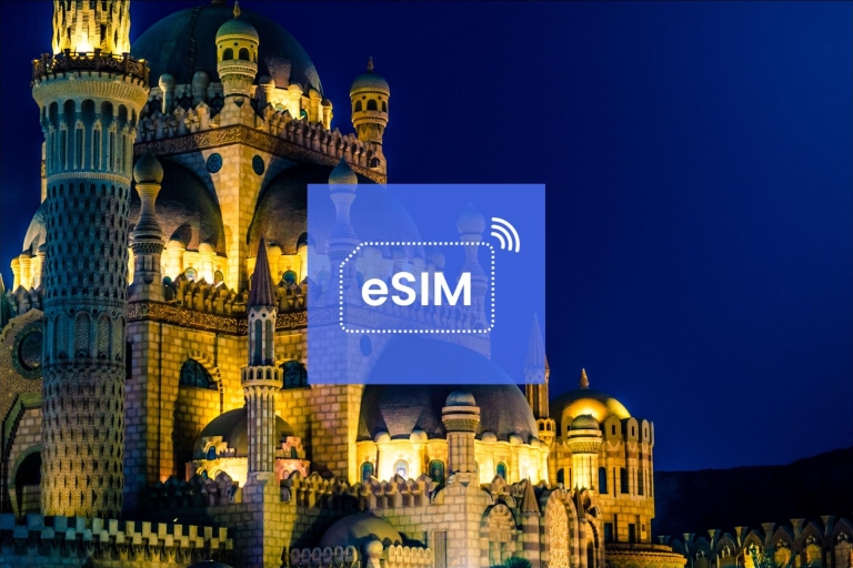 Sharm El Sheikh: Egypte eSIM Roaming mobiel data-abonnement50 GB/30 dagen: alleen Egypte