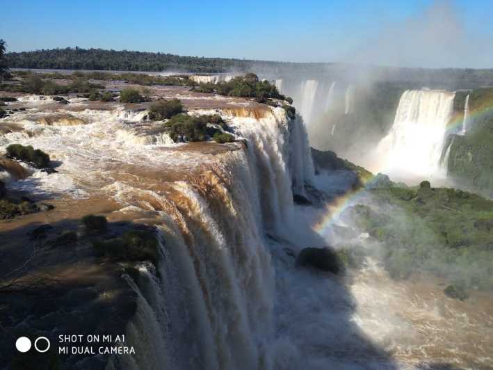 Dia inteiro nas Cataratas do Iguaçu, lado Brasil e Argentina