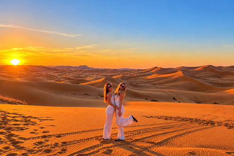 Marrakech: 3-Day Student Sahara Tour With Camp and Quad Adventure Pick: Luxury Camp & Sunset ATV Ride