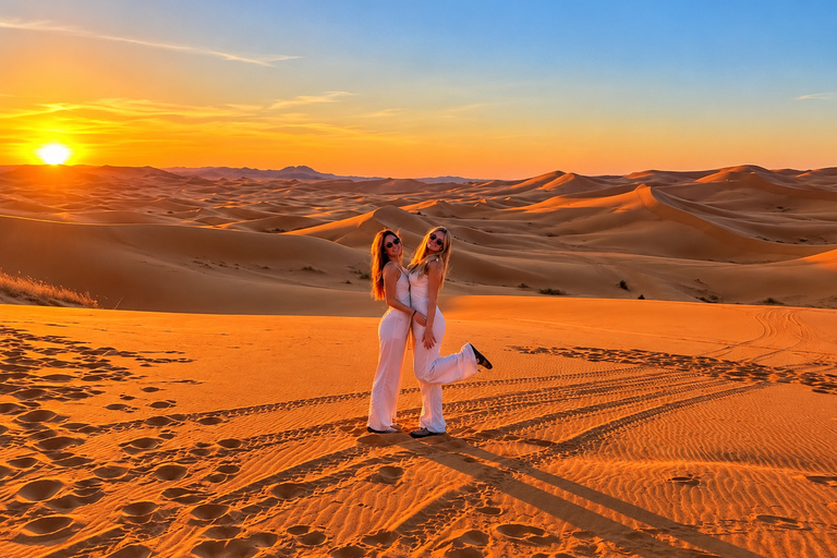 Marrakech: 3-Day Student Sahara Tour With Camp and Quad Adventure Pick: Luxury Camp & Sunset ATV Ride
