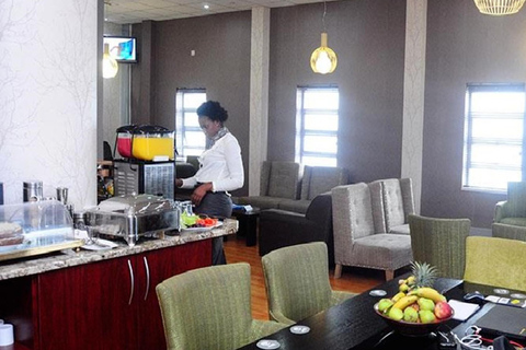 GBE Gaborone Sir Seretse Khama INTL Airport Nthula Lounge Main Terminal Domestic Departure: Nthula Lounge (Domestic)