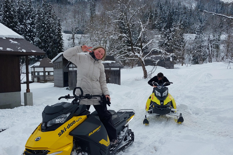 Nagano: Winter Holiday Snowmobiling in Nozawa Onsen Area