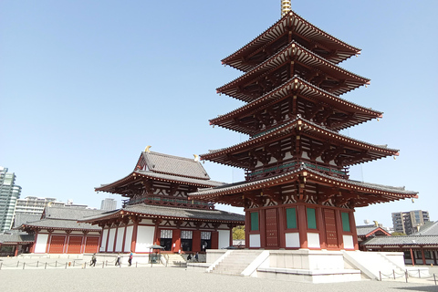 Osaka Castle & Shitennoji Temple with Ramen lunch