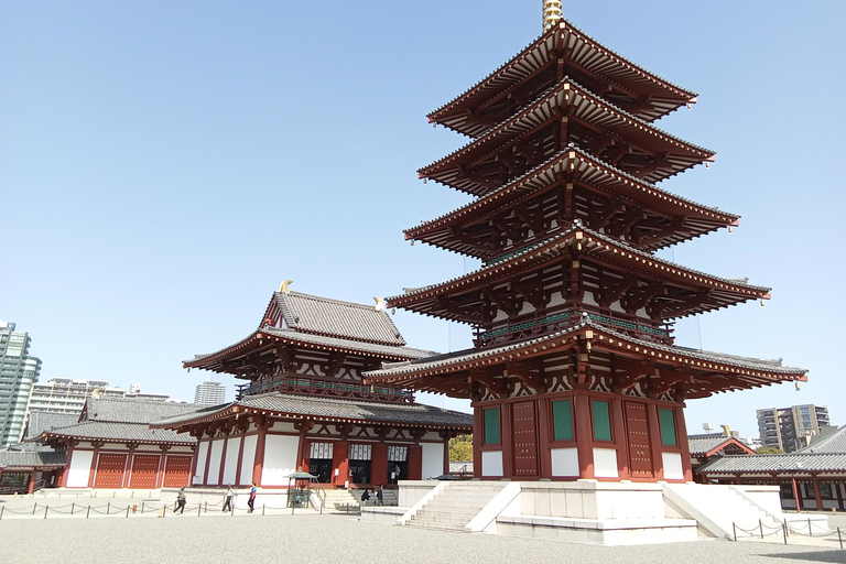 Osaka Castle & Shitennoji Temple with Ramen lunch