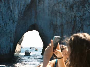 From Positano: Day trip to Capri - Group Tour by boat