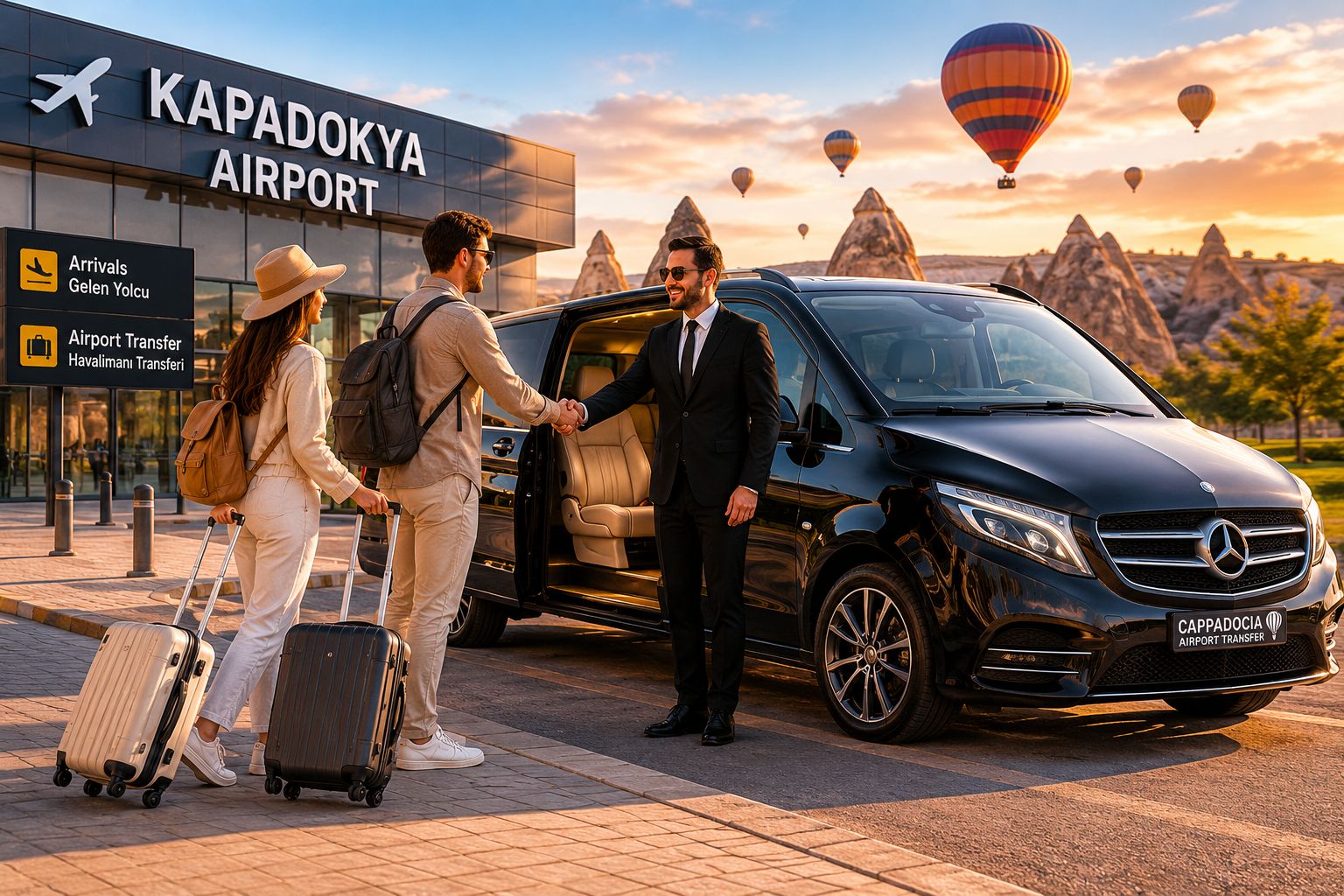 Kappadokien: Privater & geteilter Transfer vom Flughafen Kayseri und Nevşehir
