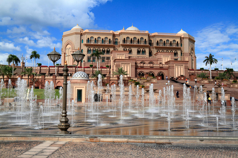 From Dubai: Abu Dhabi City Tour with Optional Lunch Abu Dhabi Tour with Qasr Al Watan Entry