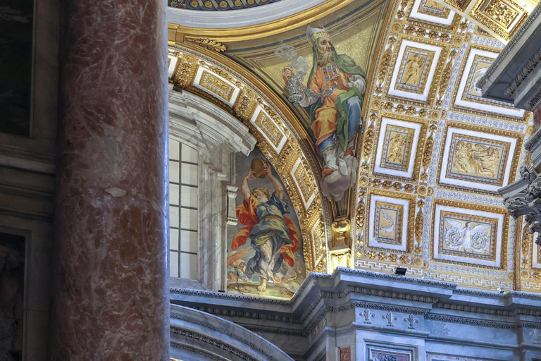 Rome: St. Peter’s Basilica & Underground Tombs Tour Group Tour in French