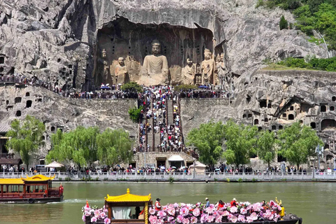 From Zhengzhou: Longmen Grottoes & Guanlin Day Trip Transfer, Entrance Ticket & Chinese-Speaking Guide