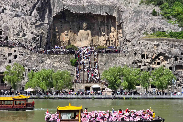 From Zhengzhou: Longmen Grottoes & Guanlin Day Trip Transfer, Entrance Ticket & Chinese-Speaking Guide