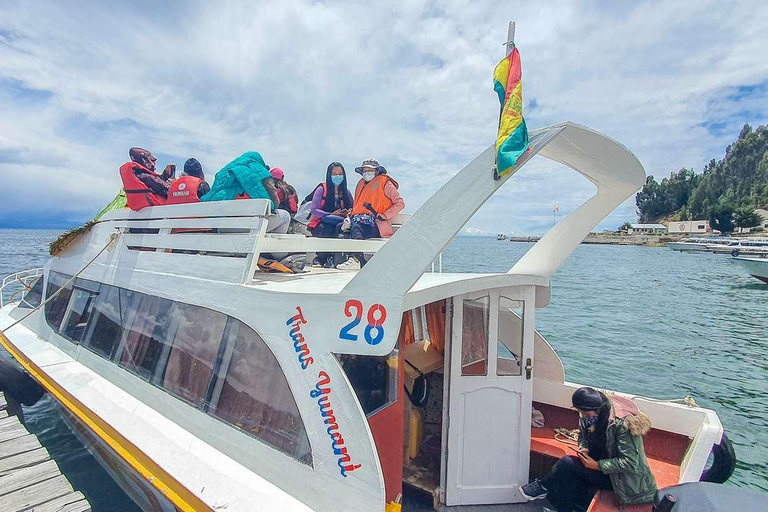 Depuis La Paz : Excursion d&#039;une journée au lac Titicaca et à l&#039;île du Soleil