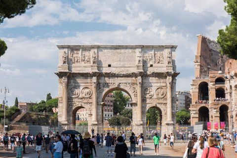 Rome: Colosseum Arena, Roman Forum, and Palatine Hill Tour Group Tour in English