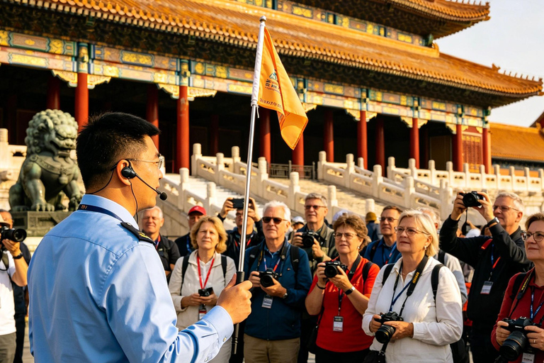 Tiananmen, Forbidden City & Treasure Museum Half Day Tour Tiananmen Square Reservation only ( No guide )
