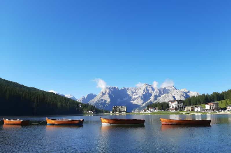 Dolomites: Lake Misurina Vintage Wooden Boat Experience