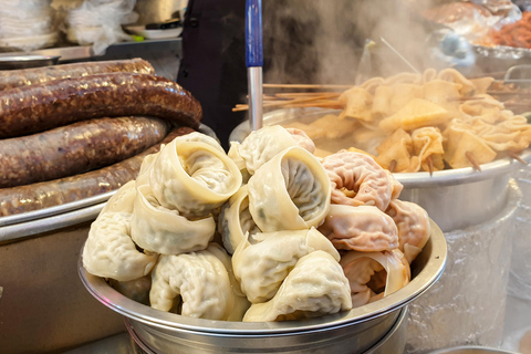 Aventura única de comida auténtica en el mercado de GwangjangSamll Tour gastronómico a pie en grupo