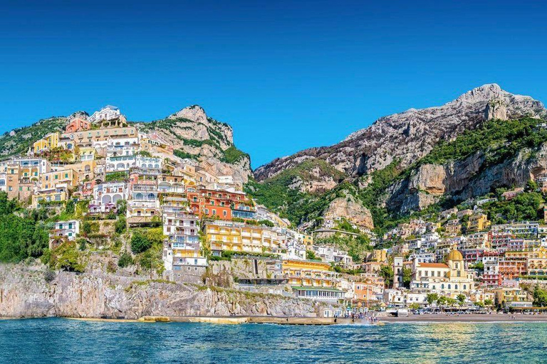 Excursão de 1 dia em grupo de Amalfi a Positano com almoço