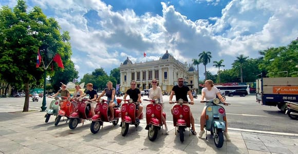 Hanoi Vintage Vespa City Tours
