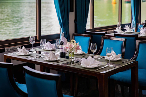 From Hanoi: Ha Long Bay Private Charter VIP Cruise| Luxury Sharing Transfer + Premium Day Cruise (Non-Charter)