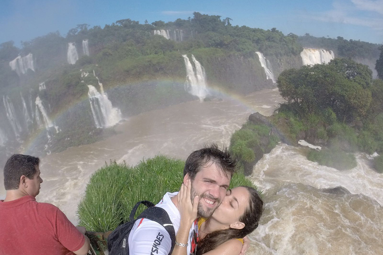 Depuis l'Argentine : Chutes d'Iguazu côté brésilien et barrage d'Itaipu