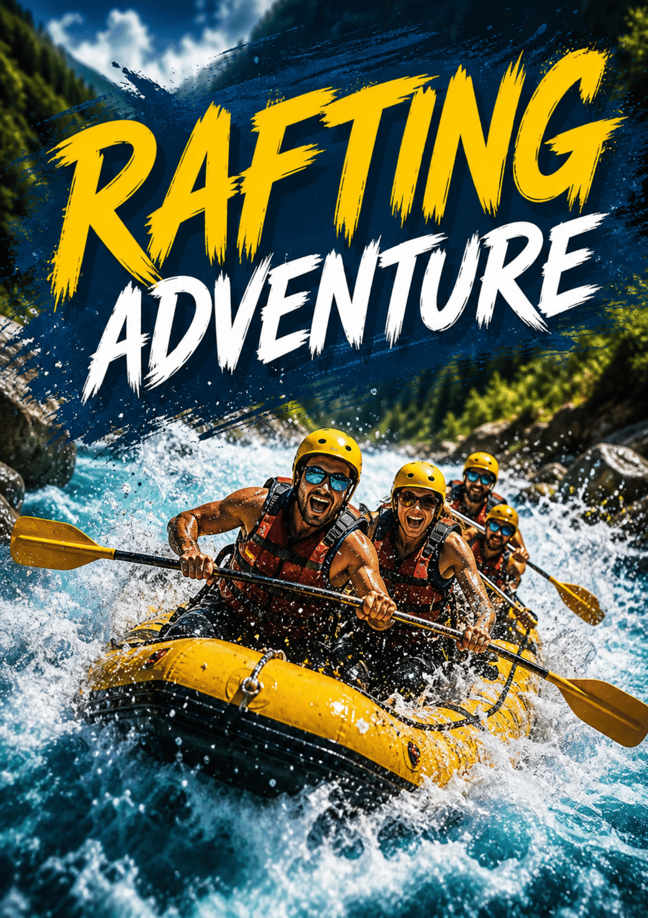 Ganztägige Rafting-Tour – auch für Anfänger geeignet