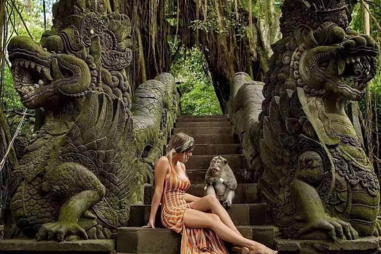 Ubud Monkey Forest, Temple, Rice Terrace and Jungle SwingUbud Tour - All Inclusive