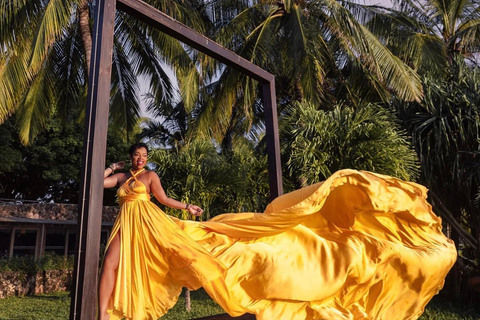 Zanzibar: FlyDress Photoshoot – Professional Camera & Drone.