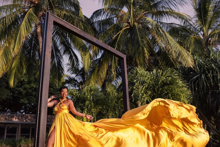 Zanzibar: FlyDress Photoshoot – Professional Camera & Drone.