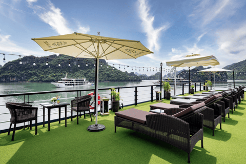 Hanoi: 2-dagars Halong-Lan Ha Bay BEST SELLER 5* kryssning balkong