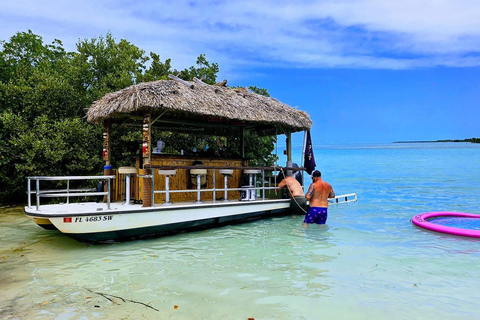 Key West: 4-Hour Private Sandbar Cruise on a Tiki Bar Boat