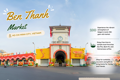 Ho Chi Minh City: PRIVATE Tour with 6 Top Highlights