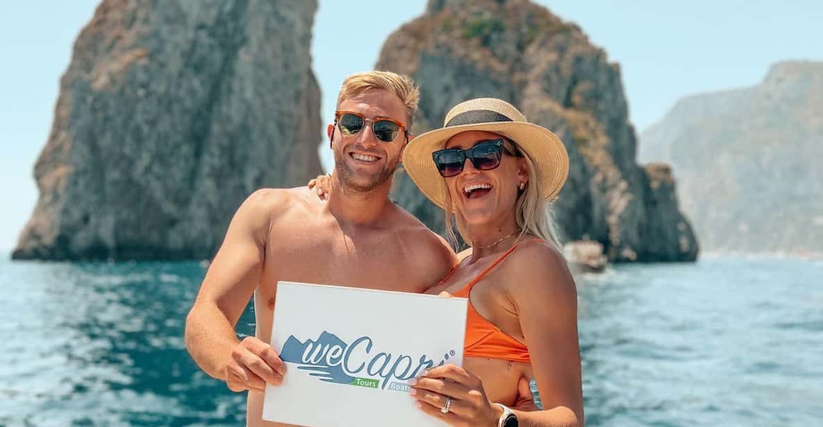 Private Boat Tour with Faraglioni & Sea Caves — a boat tour from Capri, Italy