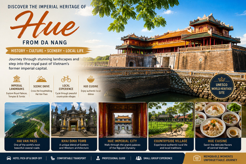 Hue Imperial City, Royal Tomb & Hai Van Pass Full-Day Tour Private Guide/ Private Transfer/Flexible time