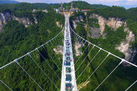 Zhangjiajie: passeggiata nel cielo della montagna di Tianmen e ponte di vetro