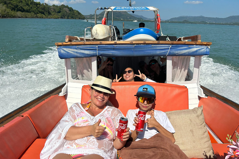 Phuket: 3 Island Private Longtail Boat Tour with Snorkeling