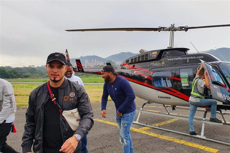 Medellín: Helicopter Tour with Hotel Pickup