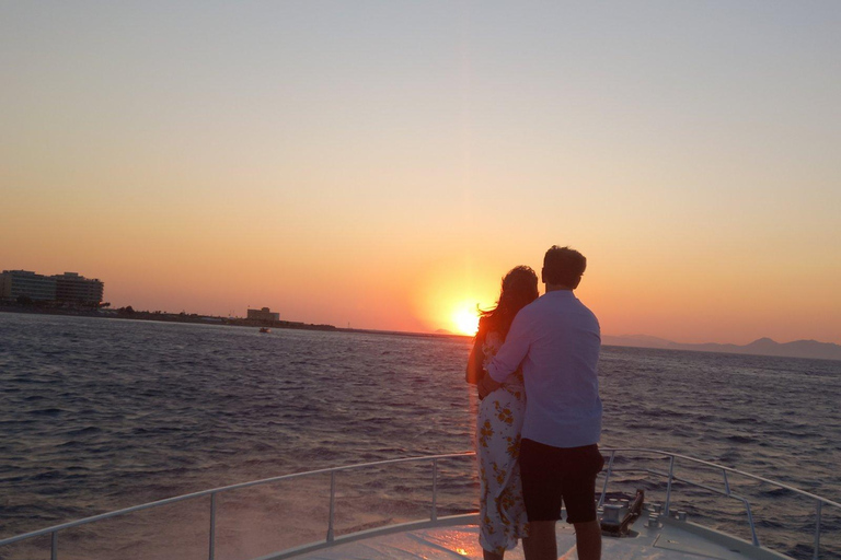 Rhodes, Greece: Rhodes Golden Hour Yacht Experience