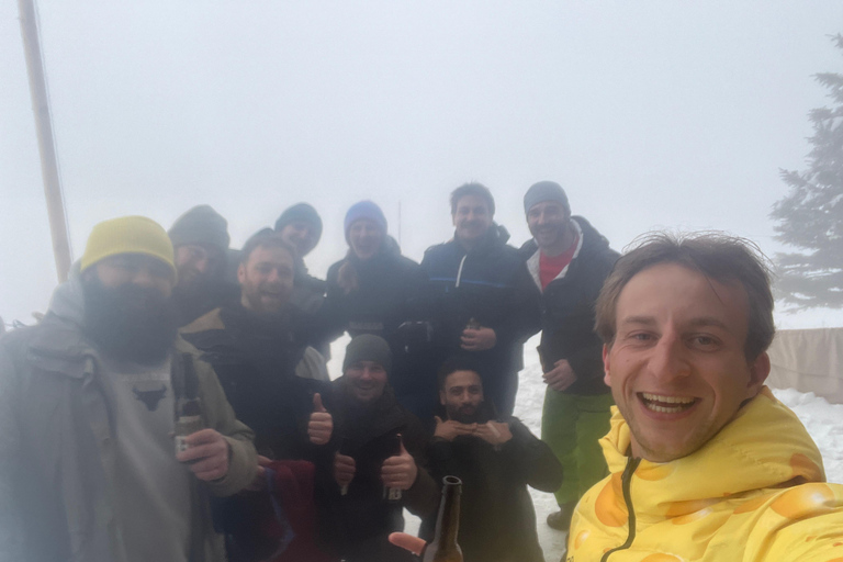 Interlaken: Night Sledding & Fondue Dinner with Guide