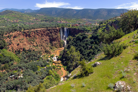 De Marrakech: Excursão de dia inteiro às Cataratas de Ouzoud com passeio de barcoExcursão Compartilhada